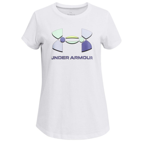 Under Armour Παιδική κοντομάνικη μπλούζα Girls' Colorblock Big Logo SS T-Shirt Under Armour Παιδική κοντομάνικη μπλούζα Girls' Colorblock Big Logo SS T-Shirt